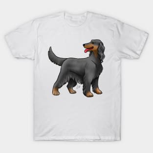 Dog - Irish Setter - Black and Tan T-Shirt